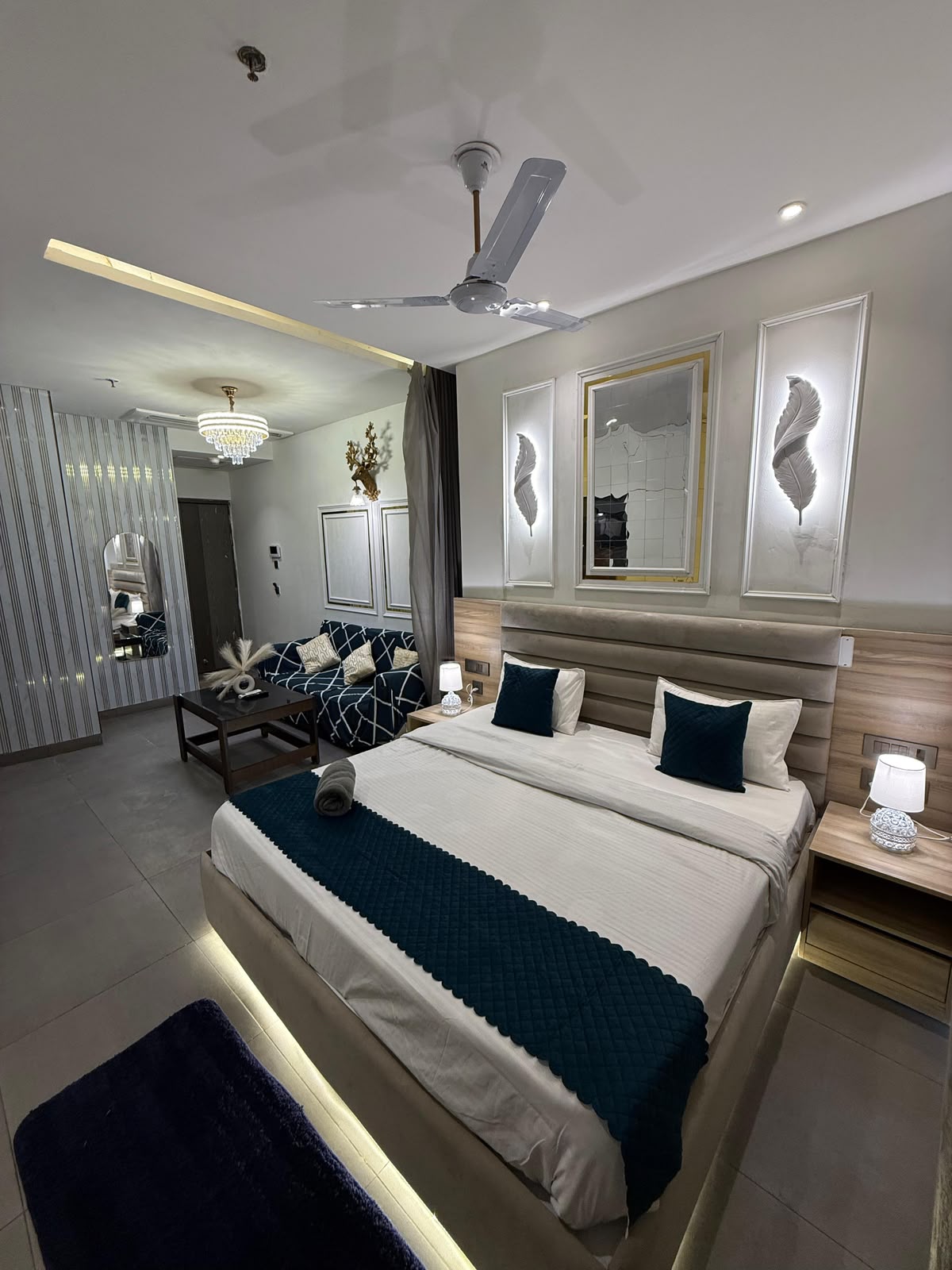 Luxury bedroom interior