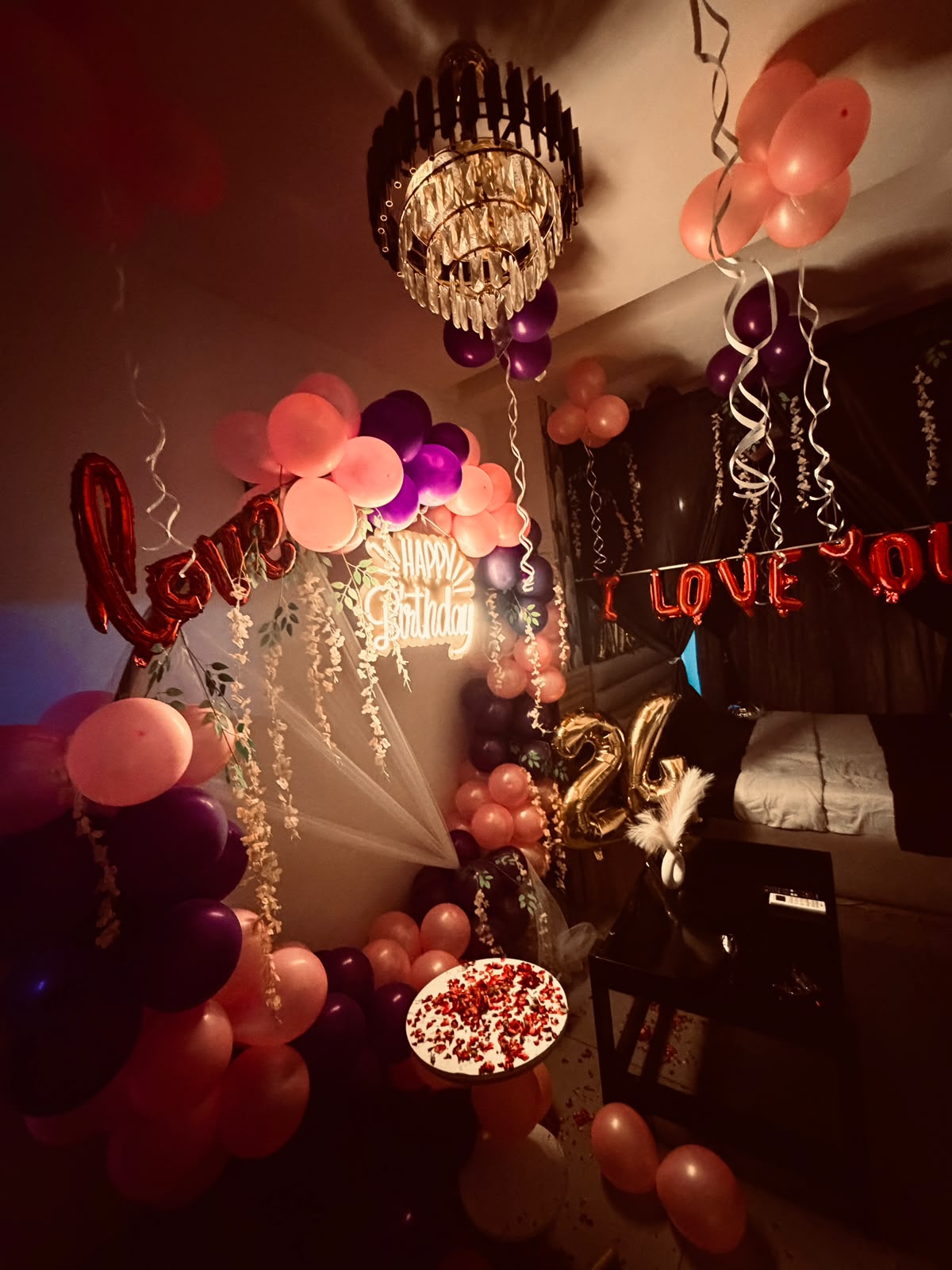 Birthday setup